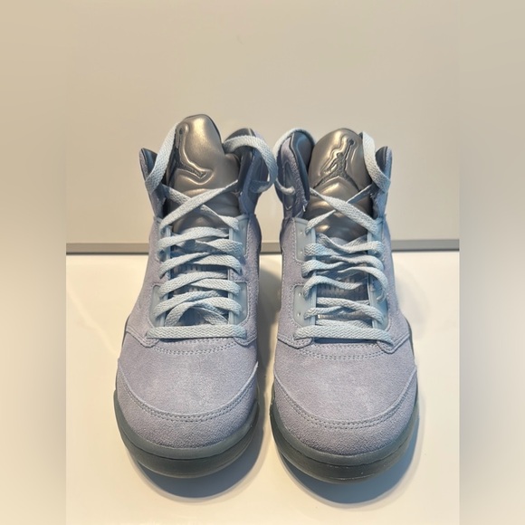 AIR JORDAN RETRO 5 “BLUE BIRD” WOMEN’S US SIZE 9 NEW IN BOX RARE & HARD TO FIND - Picture 1 of 13